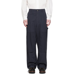 Navy Painter Trousers 241175M191017