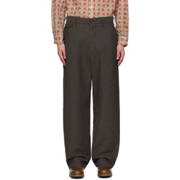 Brown Officer Trousers 241175M191025