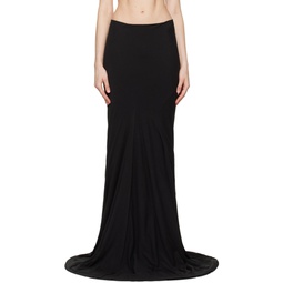 Black Tink Maxi Skirt 241940F093001