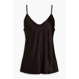 Satin-crepe camisole