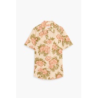 Essential floral-print silk crepe de chine shirt