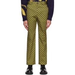 Green Benedict Trousers 231641M191000