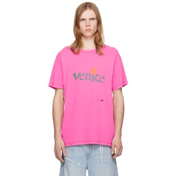 Pink Venice T Shirt 232260M213035