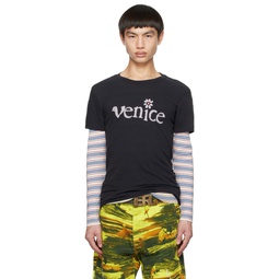 Black Venice T Shirt 231260M213032