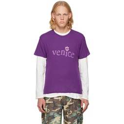 Purple Venice T Shirt 222260M213066