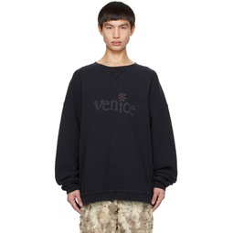 Black Venice Sweatshirt 231260M204021