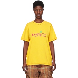 Yellow Venice T Shirt 232260F110011