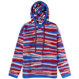 ERL Unisex Oversized Hoodie Red Blue