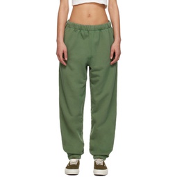Green Elasticized Lounge Pants 231260F086000