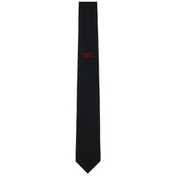 Black EWB Embroidered Tie 241600M158001
