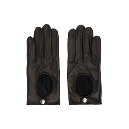 Black Driving Gloves 241600M135003