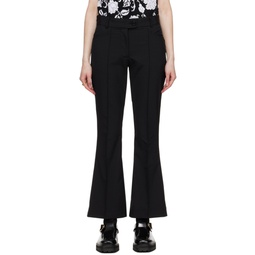 Black Flare Trousers 231600F087006