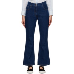 Blue Flared Jeans 231600F069012
