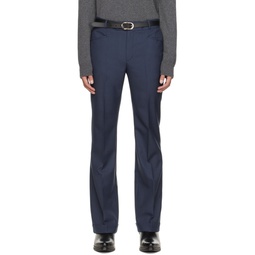 SSENSE Exclusive Navy 70s Trousers 222600M191076