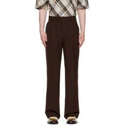 SSENSE Exclusive Brown Loose Trousers 222600M191062