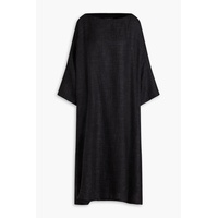 Melange alpaca-blend tweed dress