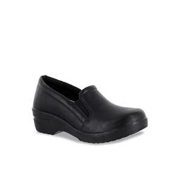Easy Works Womens Leeza Slip Resistant Work Shoe - Black