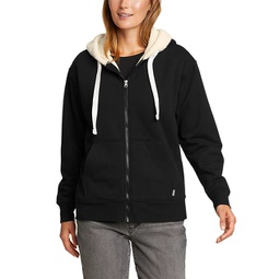 womens cabin fleece long-sleeve hoodie