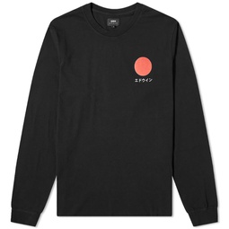Edwin Long Sleeve Japanese Sun T-Shirt Black