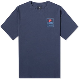Edwin Sunset On Mt. Fuji T-Shirt Navy Blazer