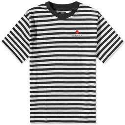 Edwin Basic Stripe T-Shirt Black & White