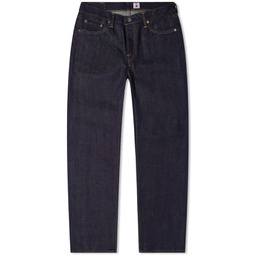 Edwin Regular Tapered Jeans Red Selvedge Jeans Blue Unwashed