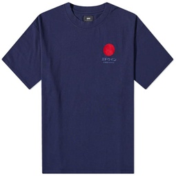 Edwin Japanese Sun Supply T-Shirt Maritime Blue