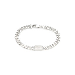 Sterling Silver & 0.20 TCW Diamond Link Bracelet