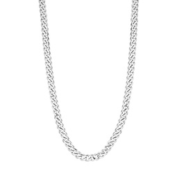 Sterling Silver Curb Chain Necklace/22