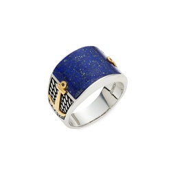Sterling Silver & Lapis Lazuli Ring