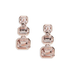 14K Rose Gold, Diamond & Morganite Dangle Earrings