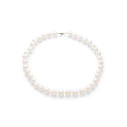 Sterling Silver & 11MM Freshwater Pearl Necklace
