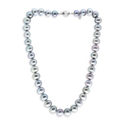 925 Sterling Silver & 10MM Freshwater Pearl Necklace