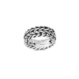 Gento Sterling Silver Braided Ring
