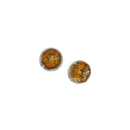 Balissima Citrine Stud Earrings in Sterling Silver