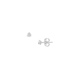 Sterling Silver & 0.25 TCW Diamond Stud Earrings