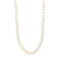 14K Rose Gold 8-9MM Freshwater Pearl Strand Necklace
