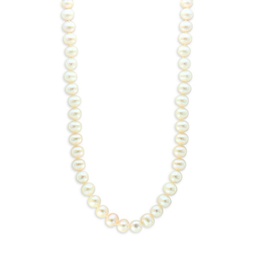14K Yellow Gold 8-9MM Freshwater Pearl Strand Necklace