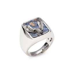 Sterling Silver Eagle Pietersite Ring
