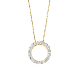 Goldplated Sterling Silver & 0.24 TCW Diamond Necklace