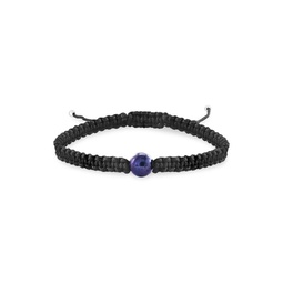 Black Freshwater Pearl Bolo Bracelet