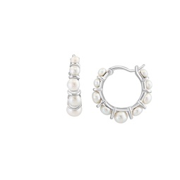Sterling Silver & 2.5-4MM Freshwater Pearl Earrings