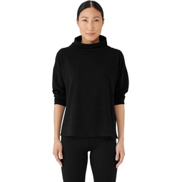 Womens Eileen Fisher Funnel Neck Tunic