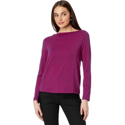 Womens Eileen Fisher Cowl Neck Top