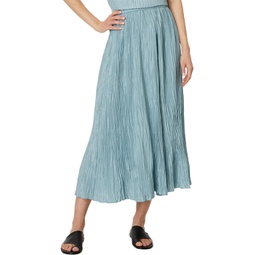 Womens Eileen Fisher Pleated Full Length Skirt