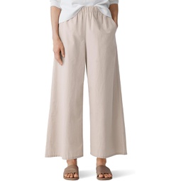 Womens Eileen Fisher Petite Wide Ankle Pants