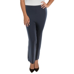 plus womens stretch mid-rise cropped pants