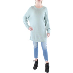 womens organic cotton crewneck tunic sweater