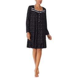 Womens Eileen West 38 Short Long Sleeve Nightgown