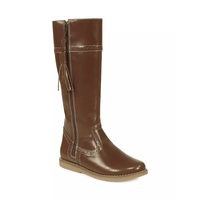 Girls Patent Leather Riding Boots